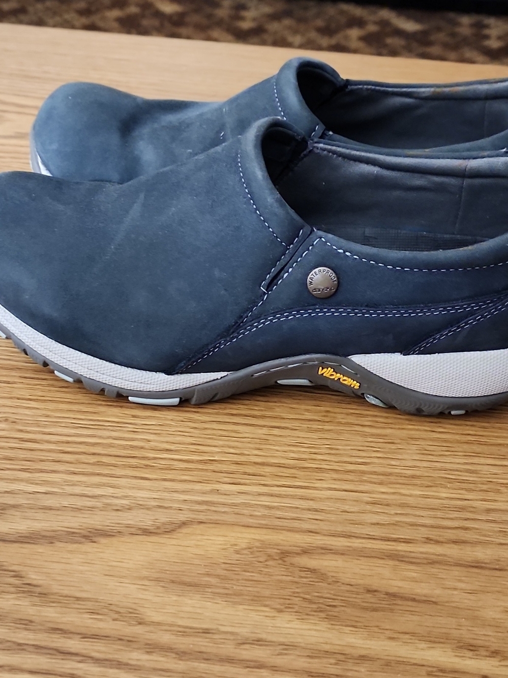 Merrell Waterproof Navy Slip-On Men's Casual Shoe with Vibram Sole